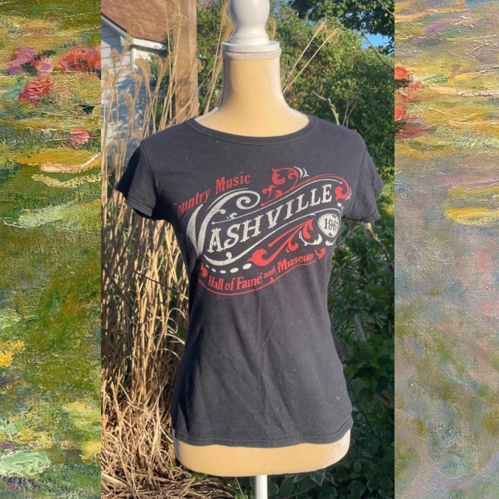 Black Nashville Country Music Hall of Fame Tee